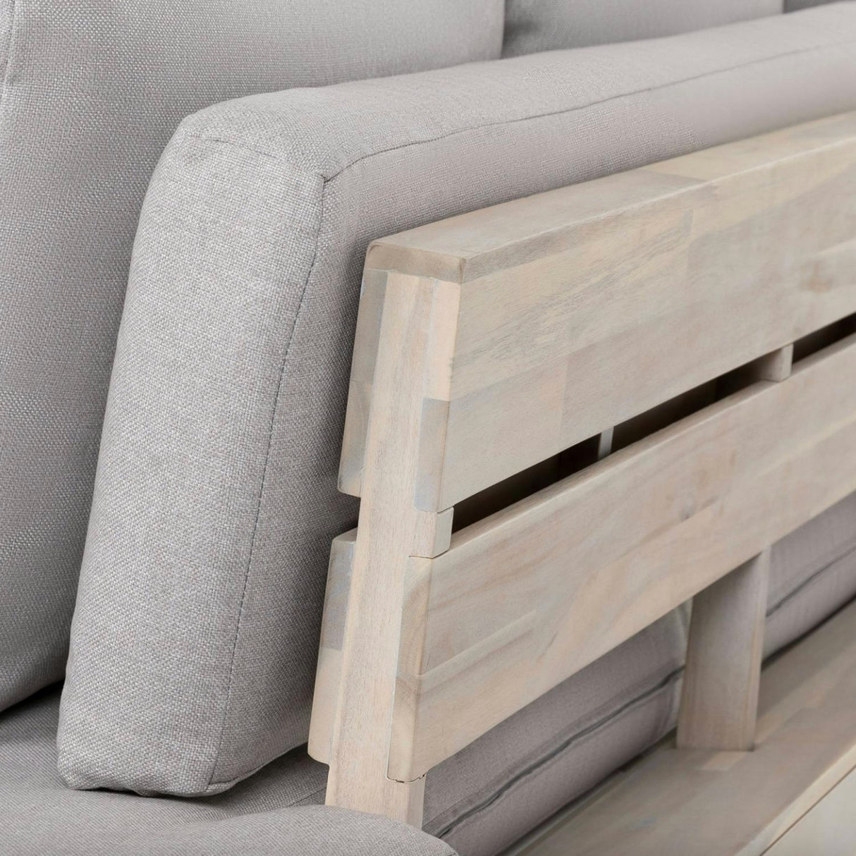 Outdoor MCM-Style Corner Sectional + Table (Beach Sand)
