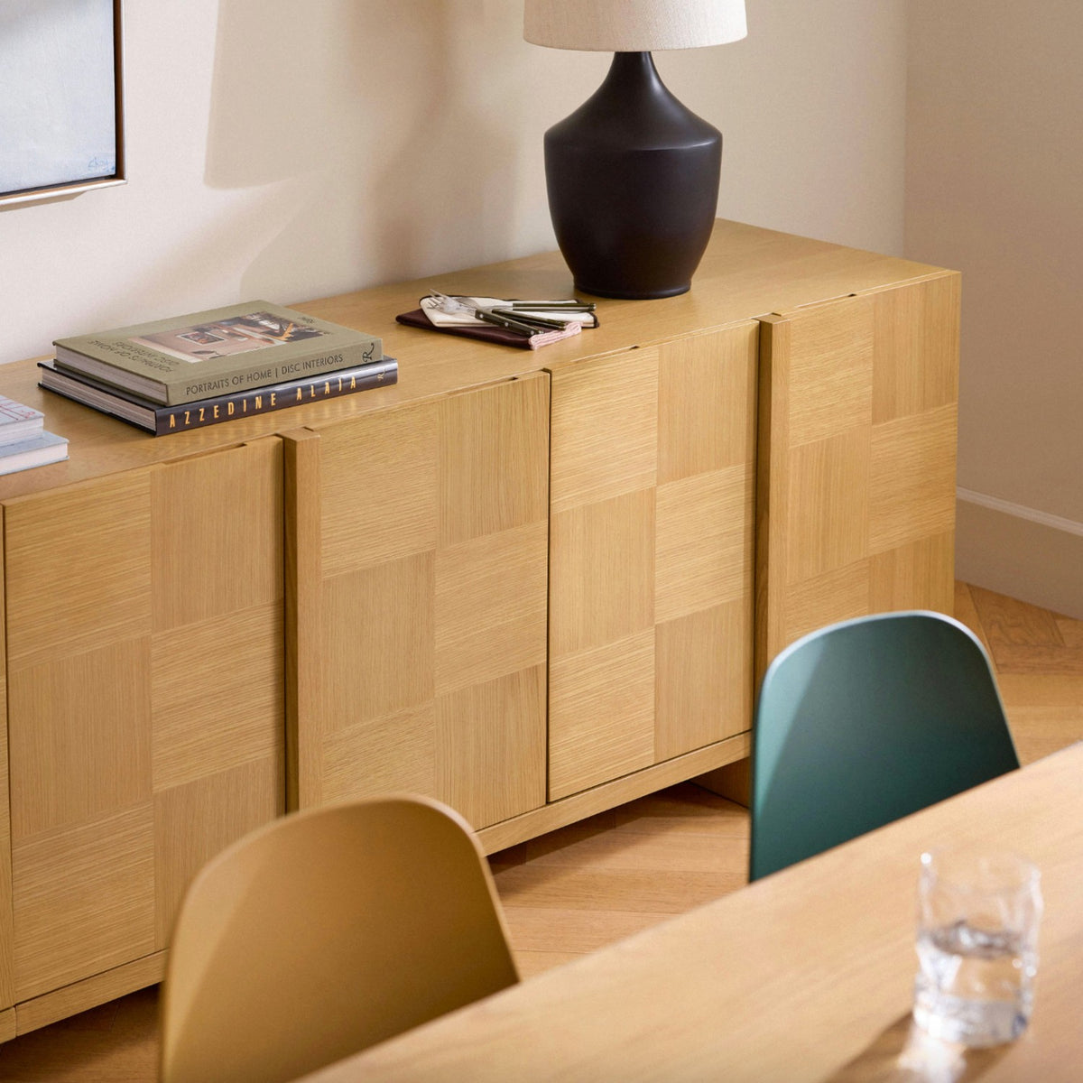 66" MCM-Style Sideboard (Natural Oak)