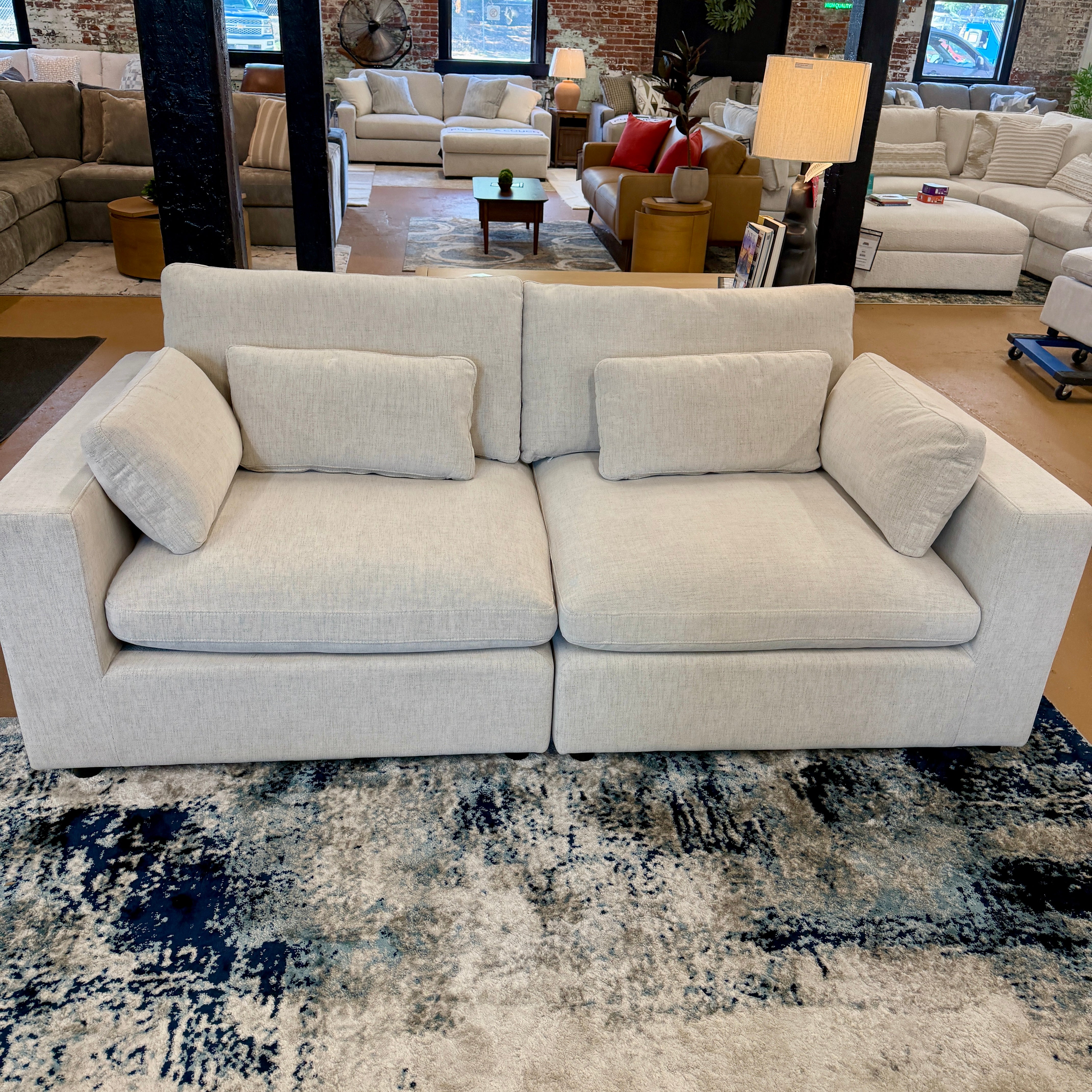 Serenity Cloud 2pc Sectional Sofa