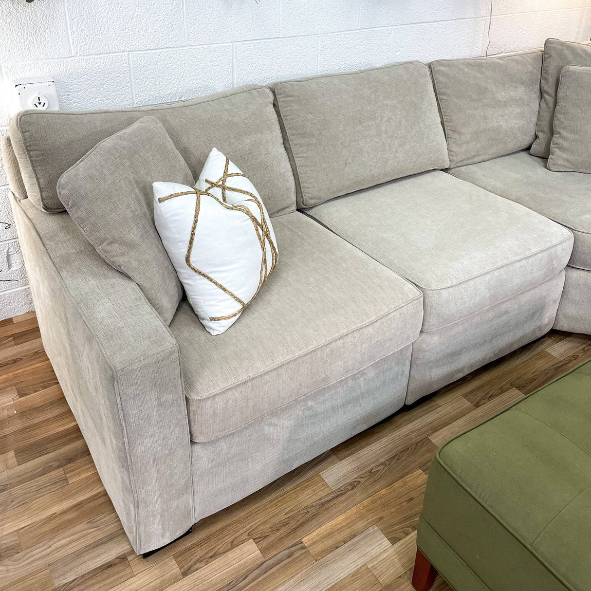 Macy’s Radley 5pc with Wedge and Ethan Allen Ottoman - Pull Up A Couch