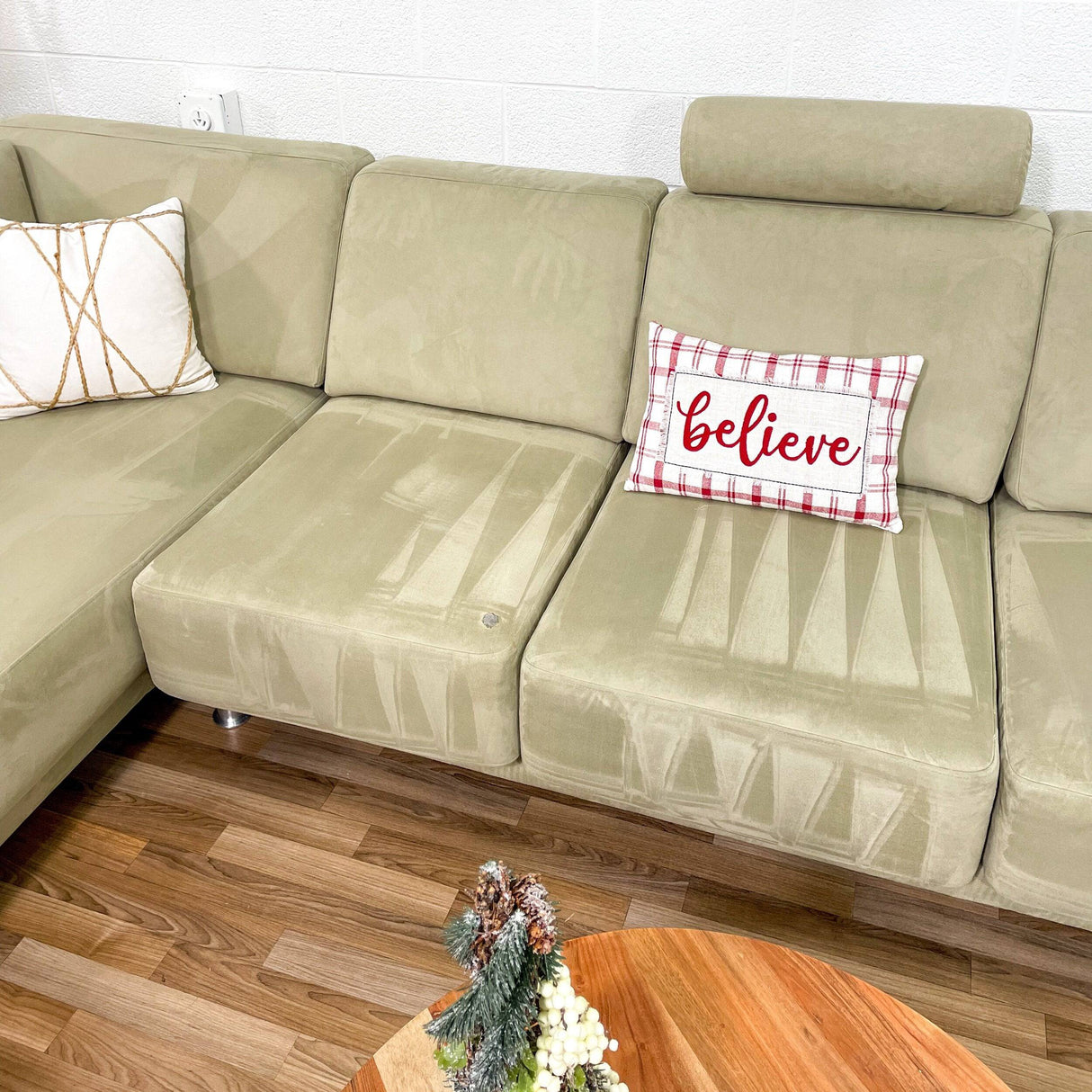 Italian 2pc Sectional w/Pull Outs and Slipcover and left-facing chaise - Pull Up A Couch