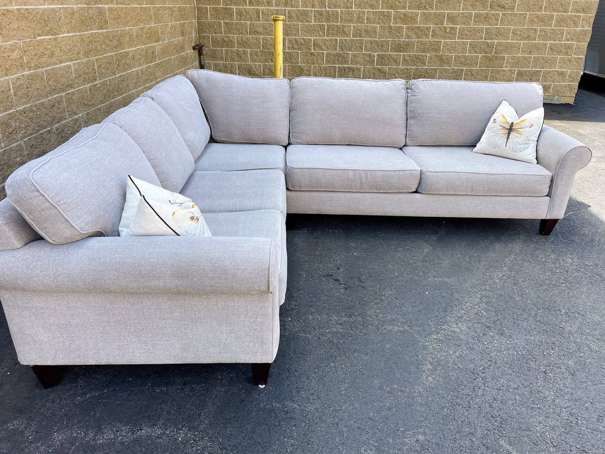 Bauhaus 2pc Sectional with Cushions - Pull Up A Couch