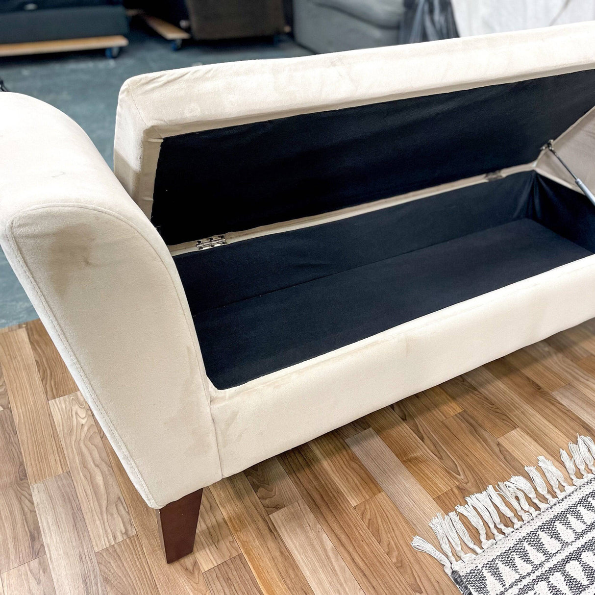 Microfiber Sofa + Chair + Bench Living Room - Pull Up A Couch