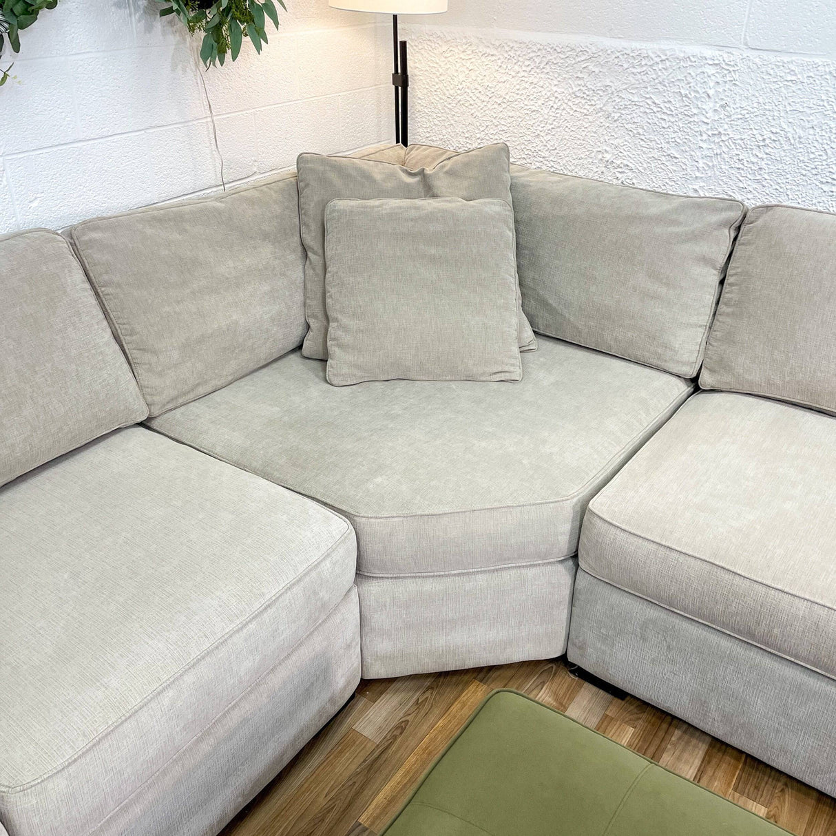 Macy’s Radley 5pc with Wedge and Ethan Allen Ottoman - Pull Up A Couch