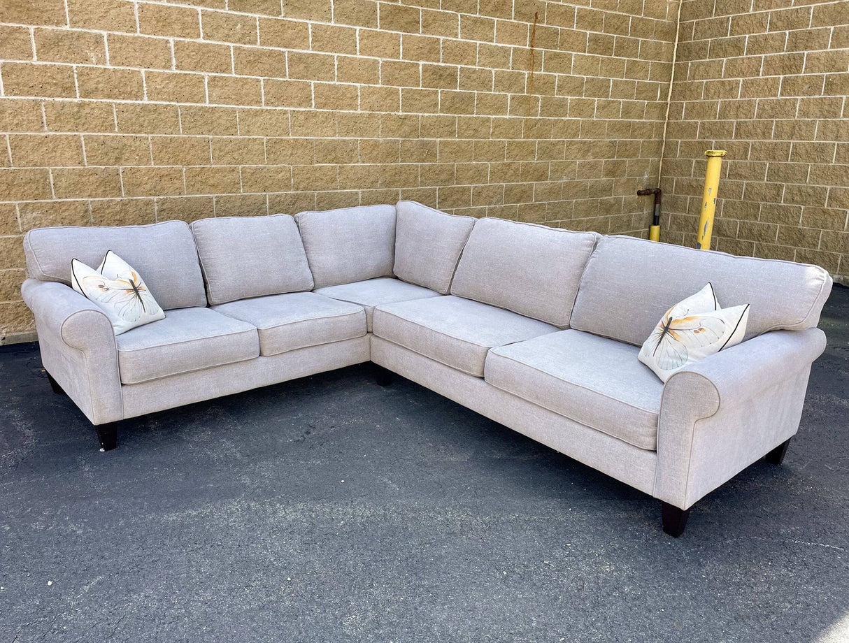 Bauhaus 2pc Sectional with Cushions - Pull Up A Couch
