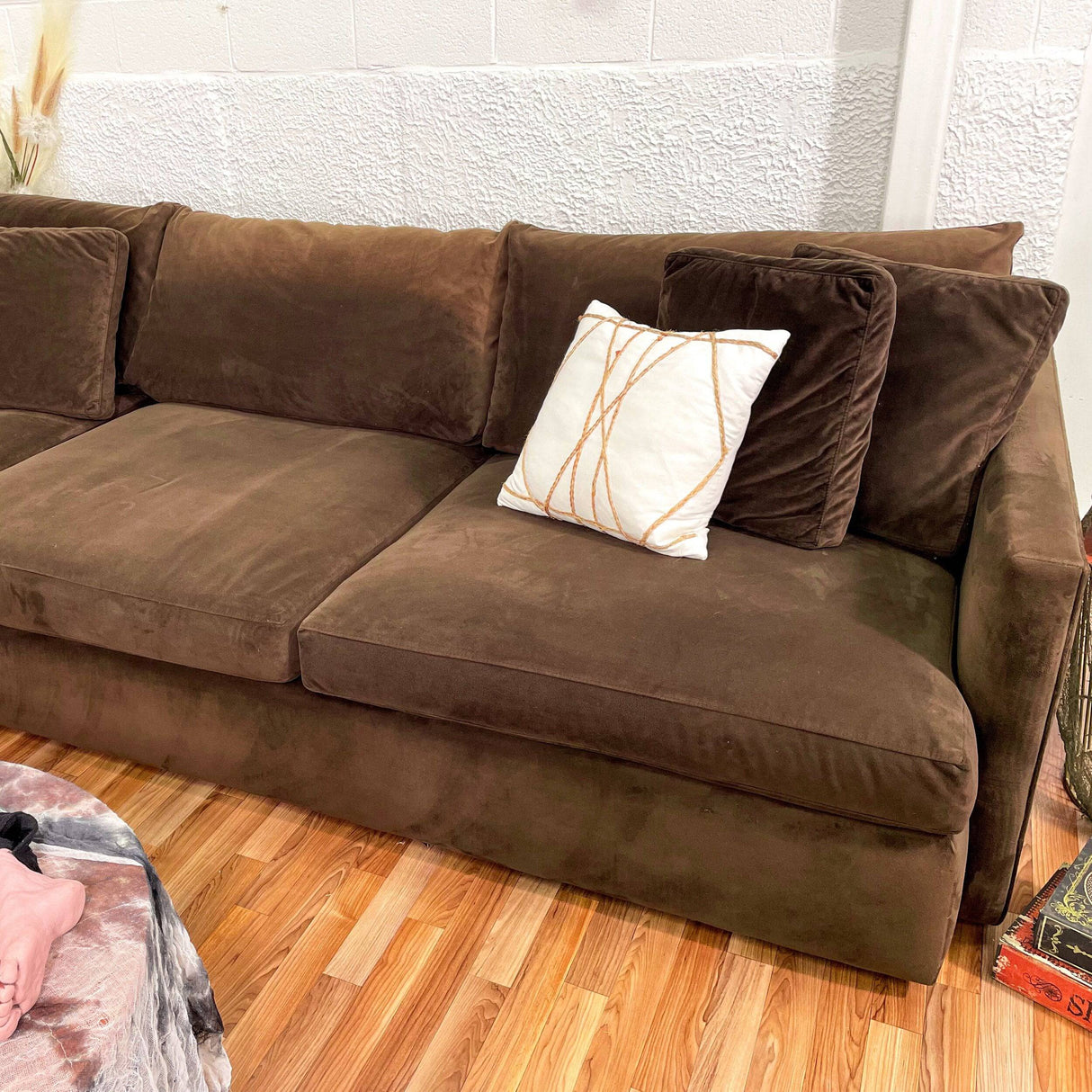 Crate & Barrel 3pc Deep Lounge Sectional - Pull Up A Couch