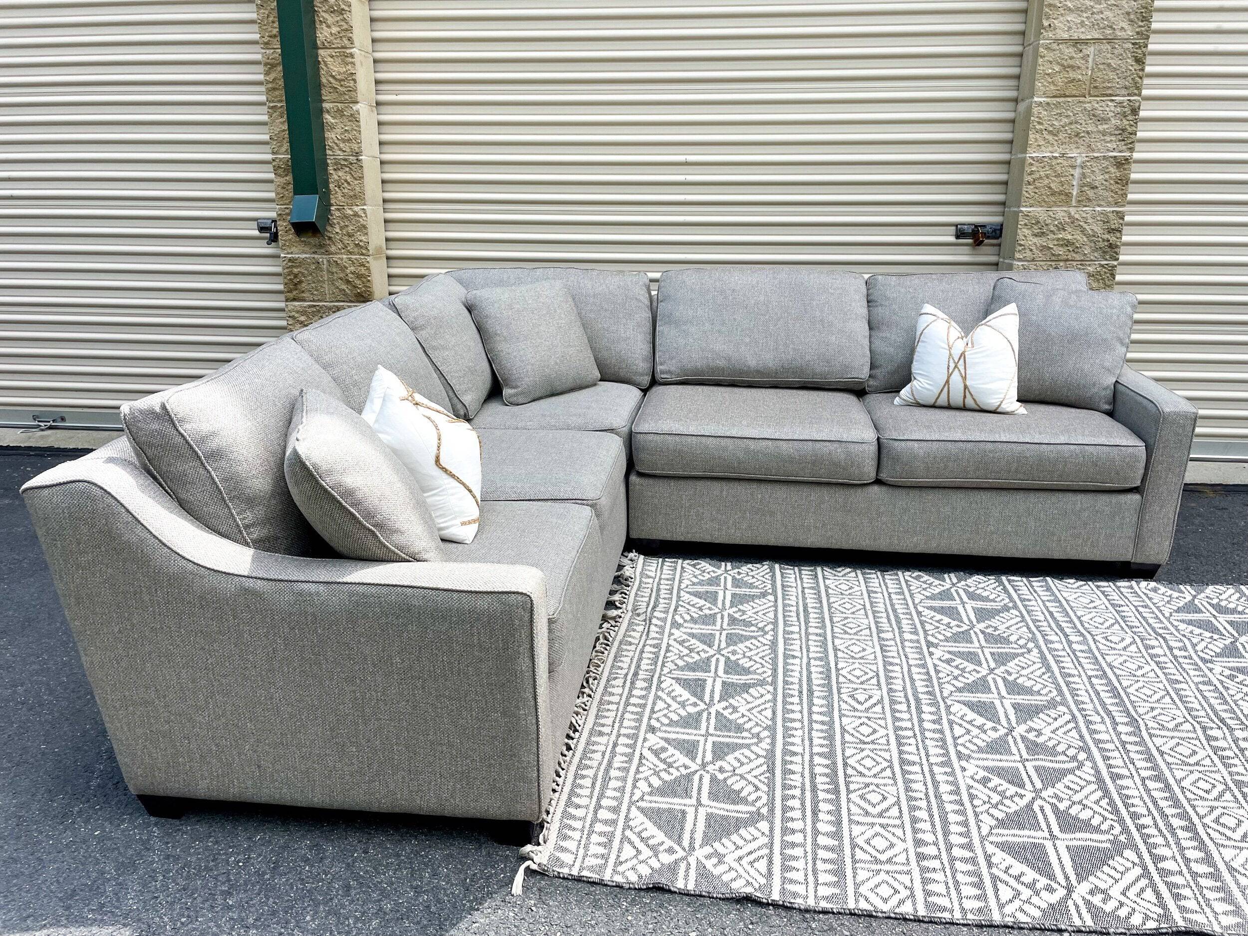 MaxHome 2 Piece L-Shaped Sectional Couch