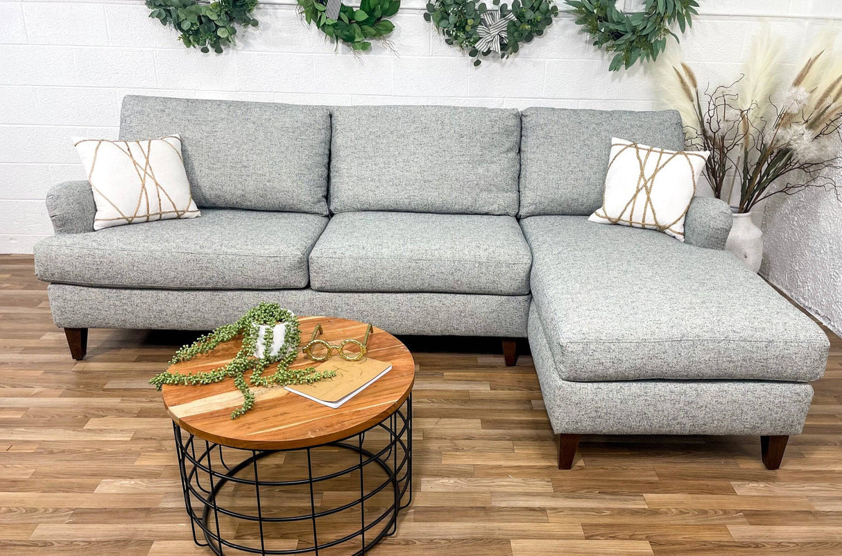 Klaussner Alden 2 pc Sectional w/Chaise - Pull Up A Couch