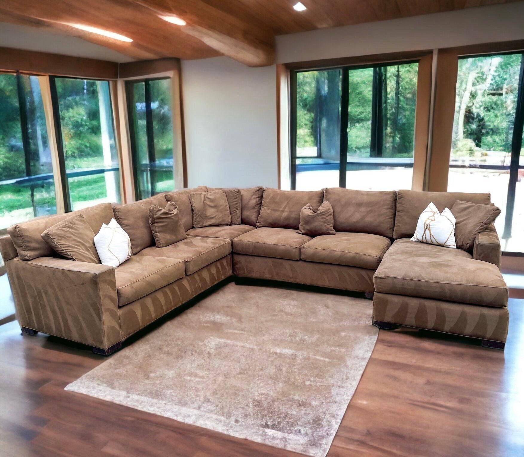 Crate & Barrel 4pc Sectional w/Chaise