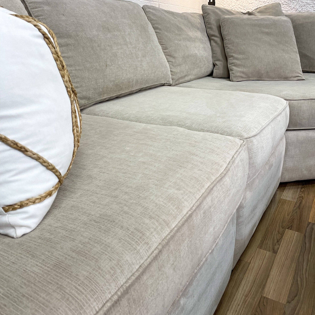 Macy’s Radley 5pc with Wedge and Ethan Allen Ottoman - Pull Up A Couch