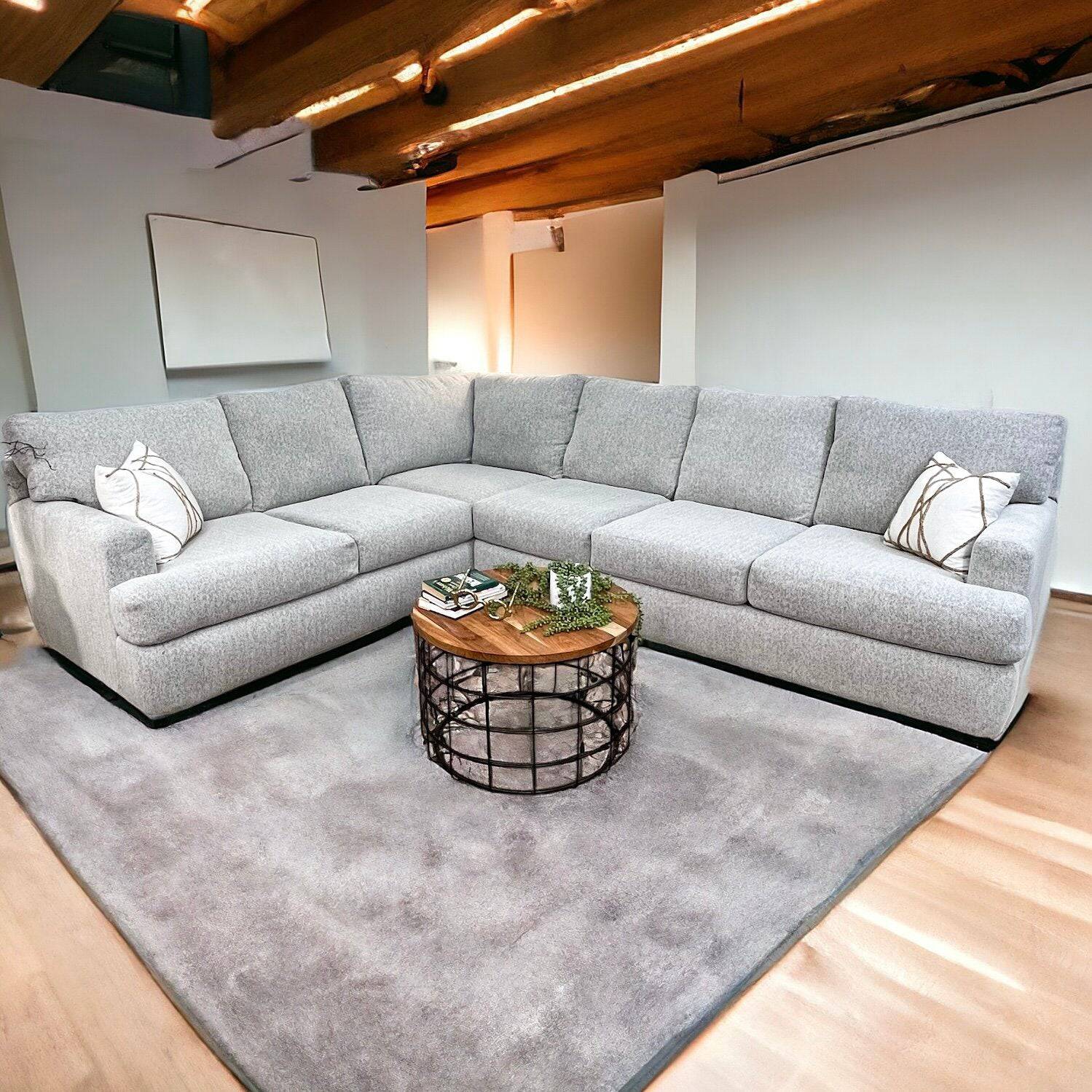 Klaussner 2pc Sectional Couch