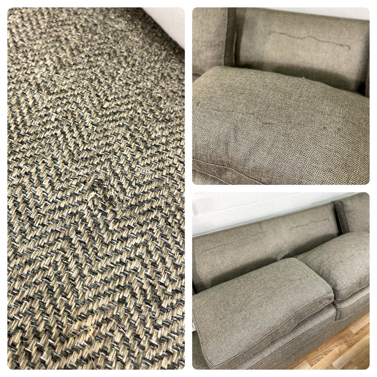 MaxHome 3pc Sectional w/Chaise and Cuddle corner - Pull Up A Couch