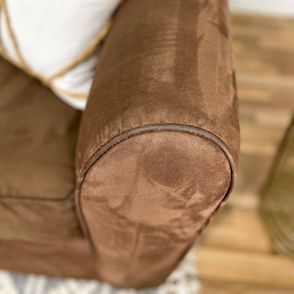 Microfiber Sofa + Chair + Bench Living Room - Pull Up A Couch