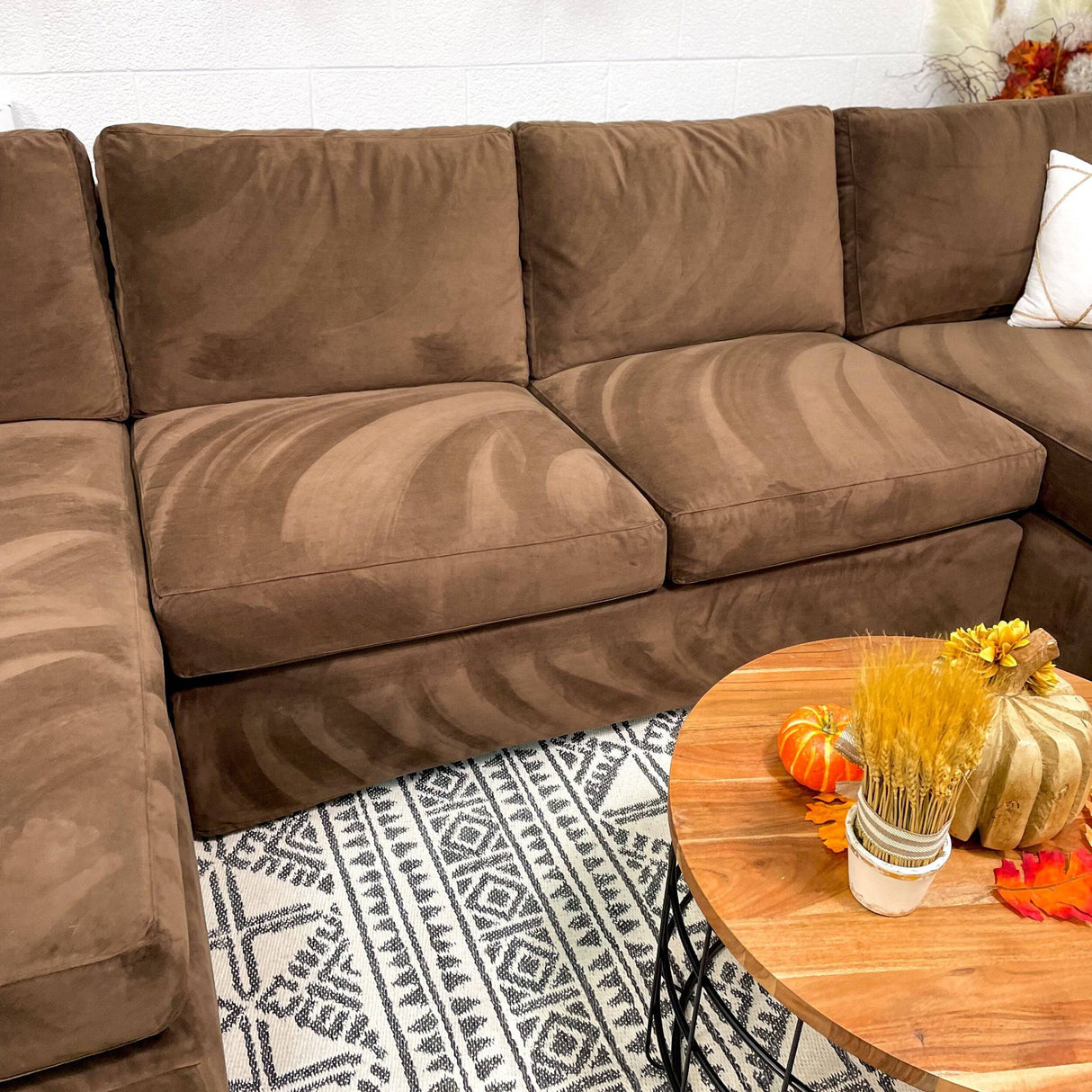 Crate & Barrel 3 pieceSlip Cover Sectional w/ Left and Right Chaise - Pull Up A Couch