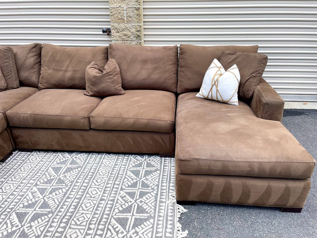 Crate & Barrel 4pc Sectional w/Chaise - Pull Up A Couch