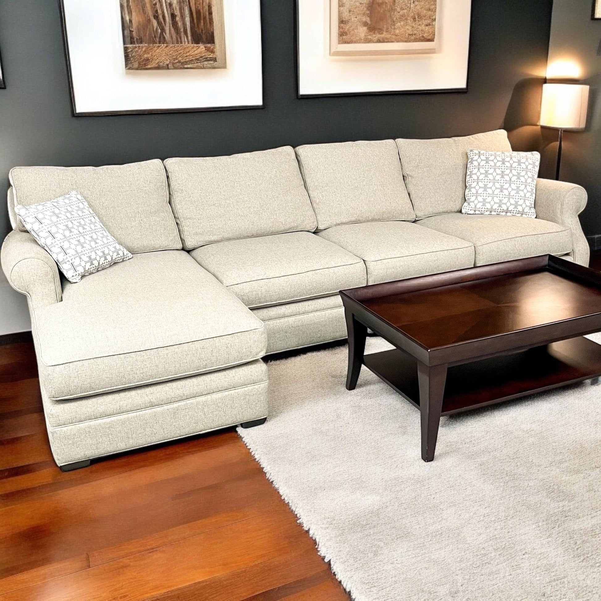 Arhaus Landsbury 3pc Sectional w/Chaise - Pull Up A Couch