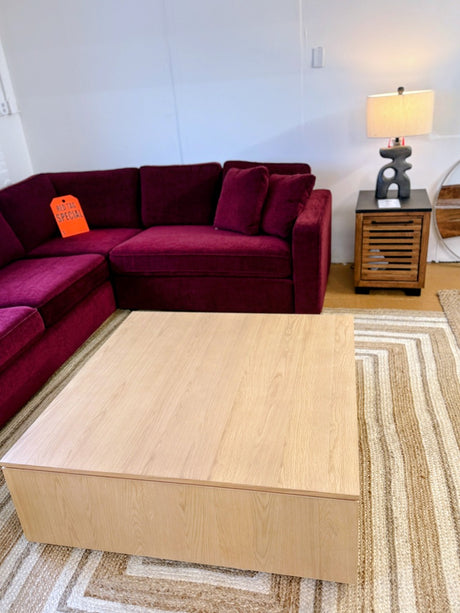 INTERIOR DEFINE - James 3-Piece Sectional (Performance Currant Chenille) - Pull Up A Couch
