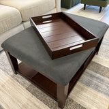 Roseville Ottoman coffee table by Pull Up A Couch featuring a sleek, modern design with a smooth surface and sturdy legs.