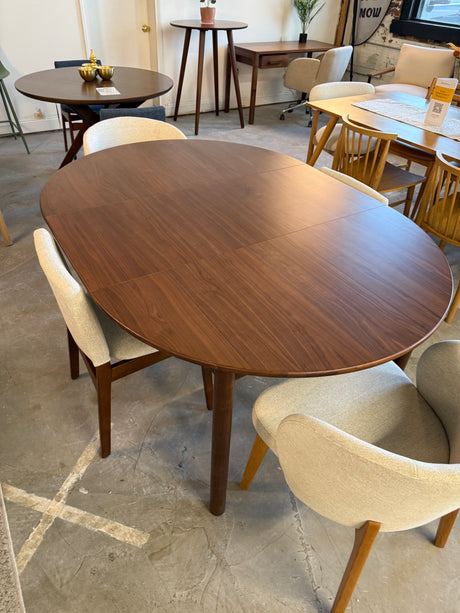 48"-67" Extendable Dining Table for 4-6 (Walnut) - Pull Up A Couch