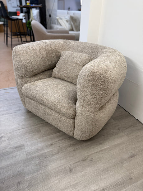 40.5" Swivel Lounge Chair (Nouna Mushroom) - Pull Up A Couch