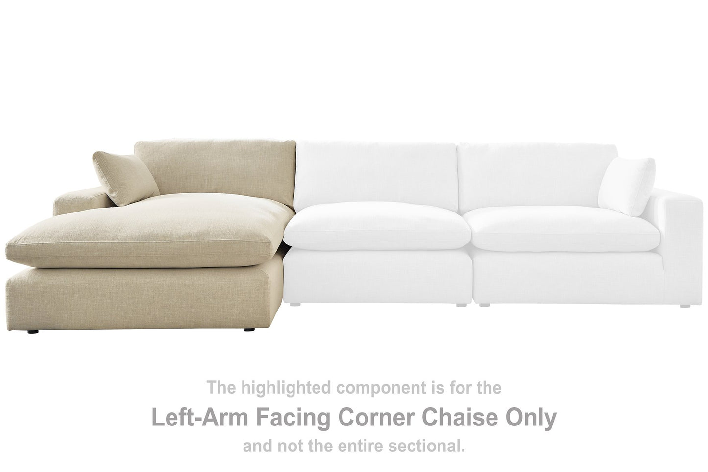 Elyza Sectional with Chaise - Pull Up A Couch