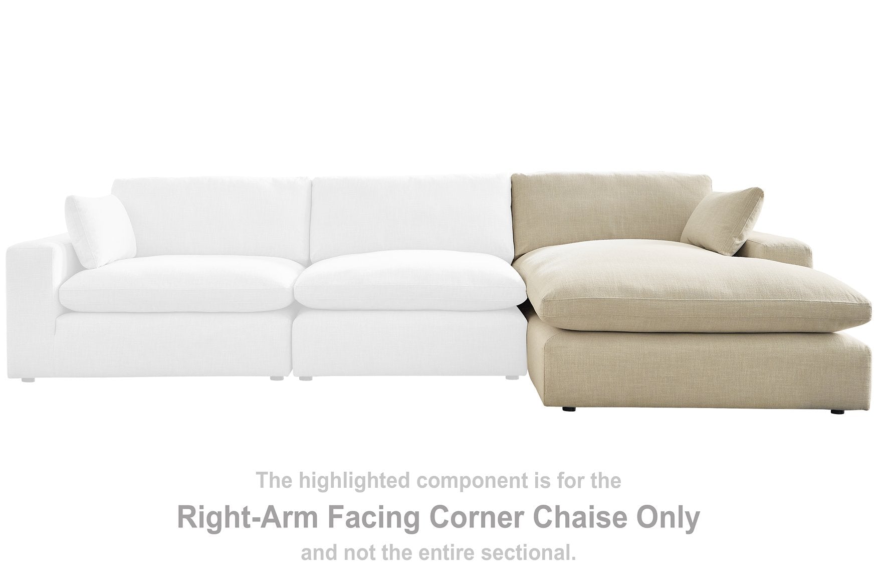 Elyza Sectional with Chaise - Pull Up A Couch