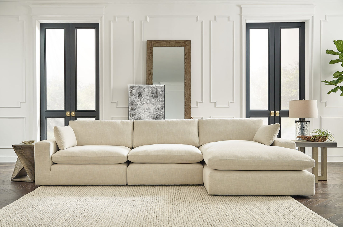 Elyza Sectional with Chaise - Pull Up A Couch