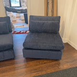 Serenity Cloud 2pc Armless Sofa (Blue) (Clearance)