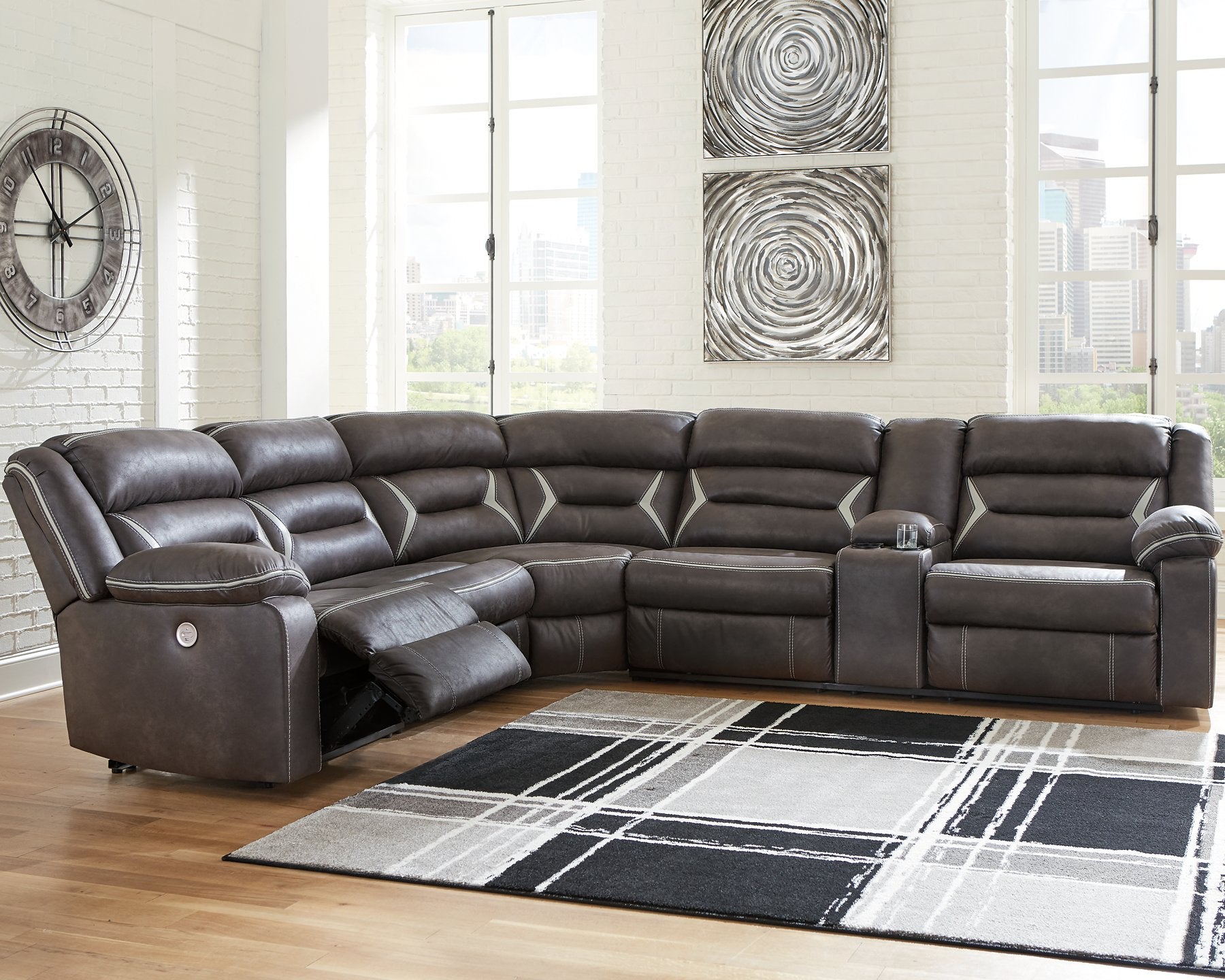 Kincord Power Reclining Sectional - Pull Up A Couch