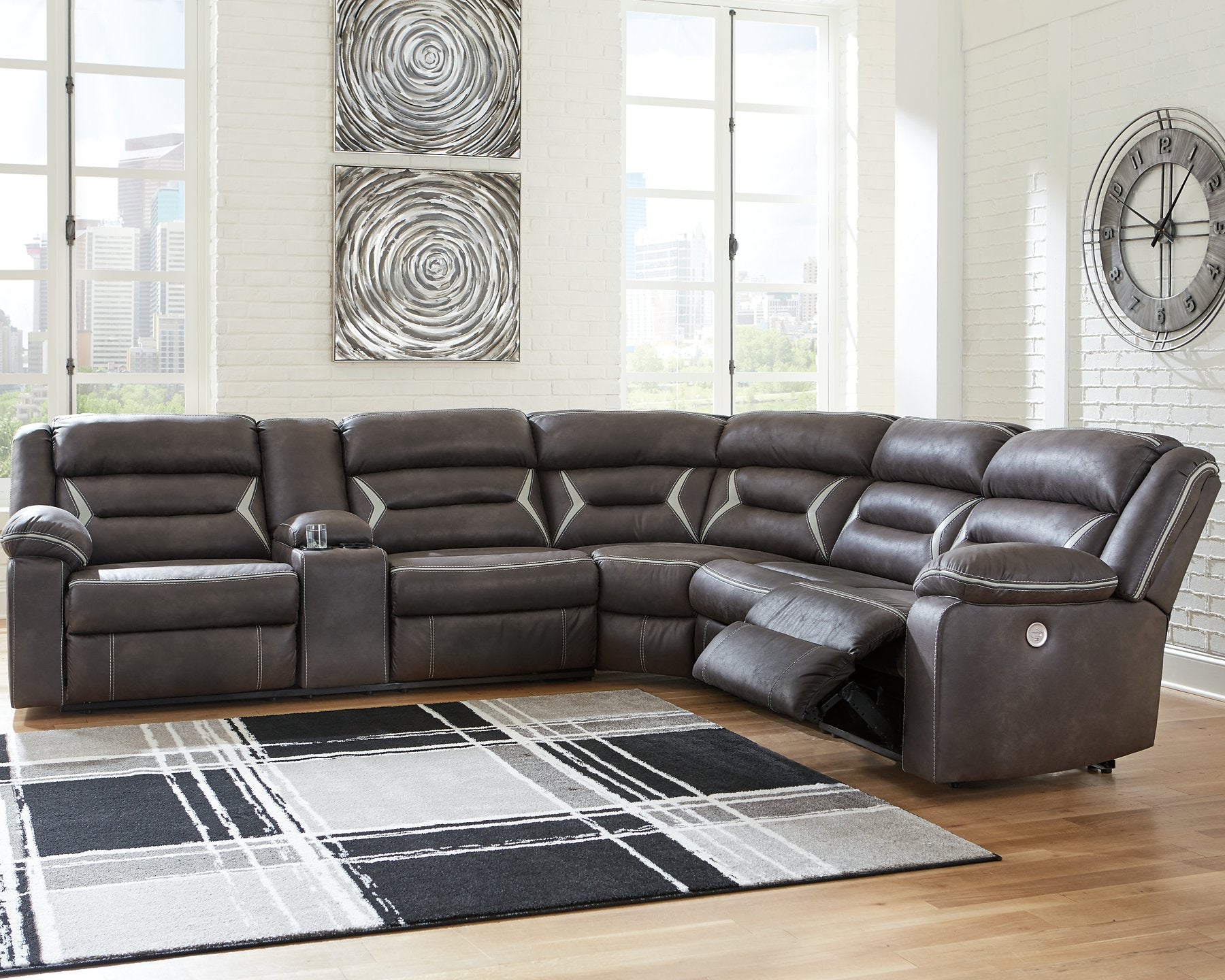 Kincord Power Reclining Sectional - Pull Up A Couch