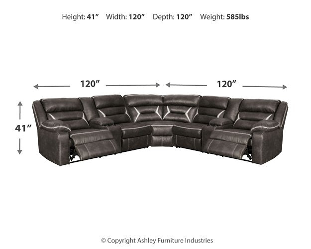 Kincord Power Reclining Sectional - Pull Up A Couch