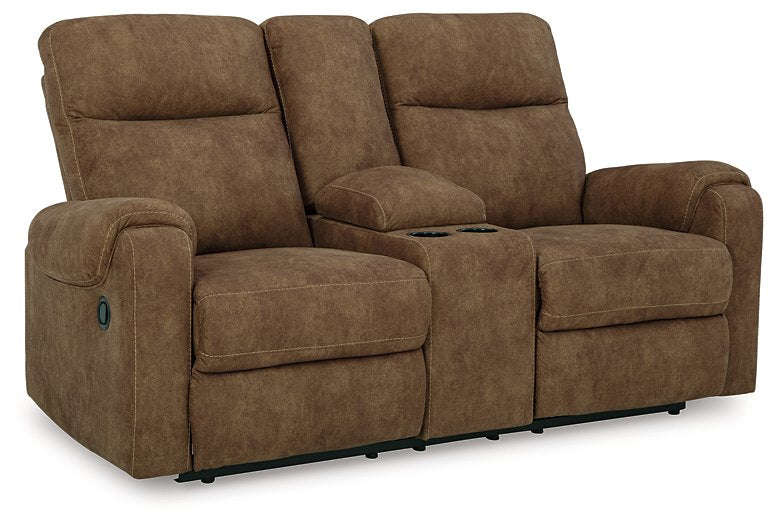 Edenwold Reclining Loveseat with Console - Pull Up A Couch