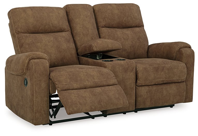 Edenwold Reclining Loveseat with Console - Pull Up A Couch