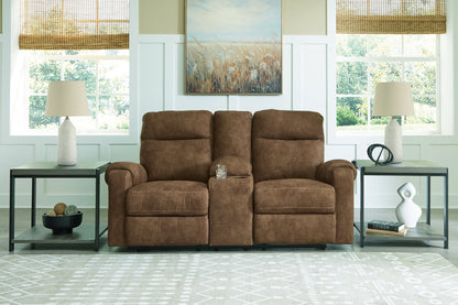 Edenwold Reclining Loveseat with Console - Pull Up A Couch