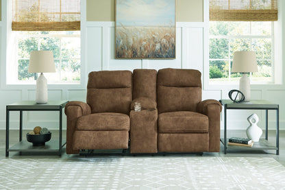 Edenwold Reclining Loveseat with Console - Pull Up A Couch