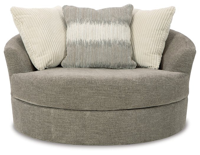 Creswell Oversized Swivel Accent Chair - Pull Up A Couch