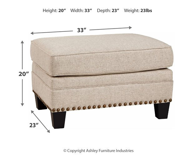 Claredon Ottoman - Pull Up A Couch