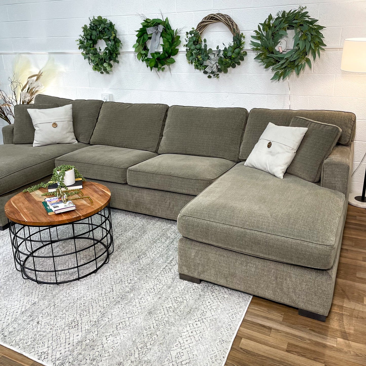 Arhaus Dune 3pc Sectional w/Double Chaise - Pull Up A Couch