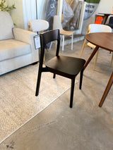 Stackable Wooden Dining Chair (Black) - Pull Up A Couch