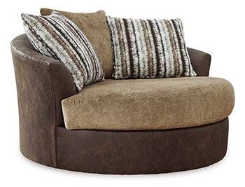 Alesbury Oversized Swivel Accent Chair - Pull Up A Couch