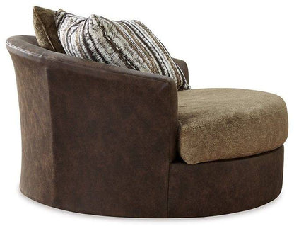 Alesbury Oversized Swivel Accent Chair - Pull Up A Couch