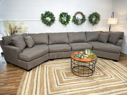 Macy’s 3pc Sectional w/Double Cuddle corner - Pull Up A Couch