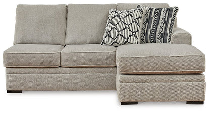 Calnita 2-Piece Sectional with Chaise - Pull Up A Couch