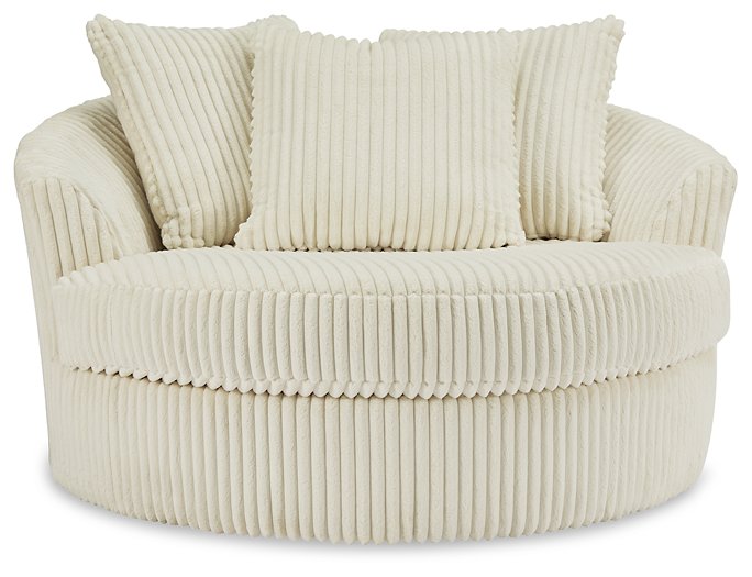 Lindyn Oversized Swivel Accent Chair - Pull Up A Couch