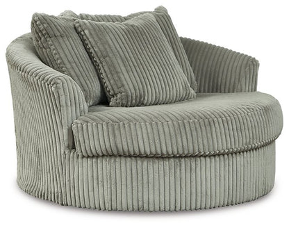 Lindyn Oversized Swivel Accent Chair - Pull Up A Couch