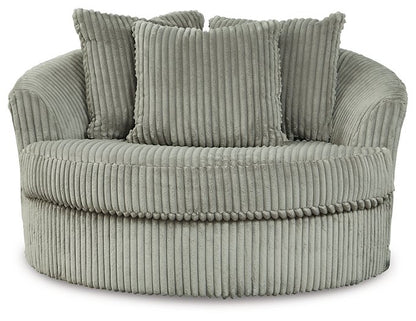 Lindyn Oversized Swivel Accent Chair - Pull Up A Couch