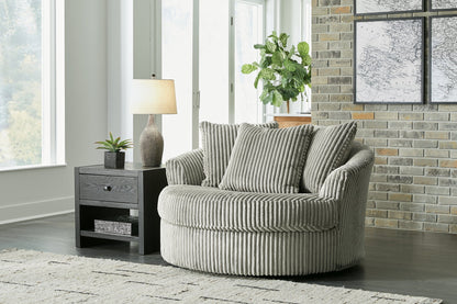 Lindyn Oversized Swivel Accent Chair - Pull Up A Couch