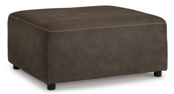 Allena Oversized Accent Ottoman - Pull Up A Couch