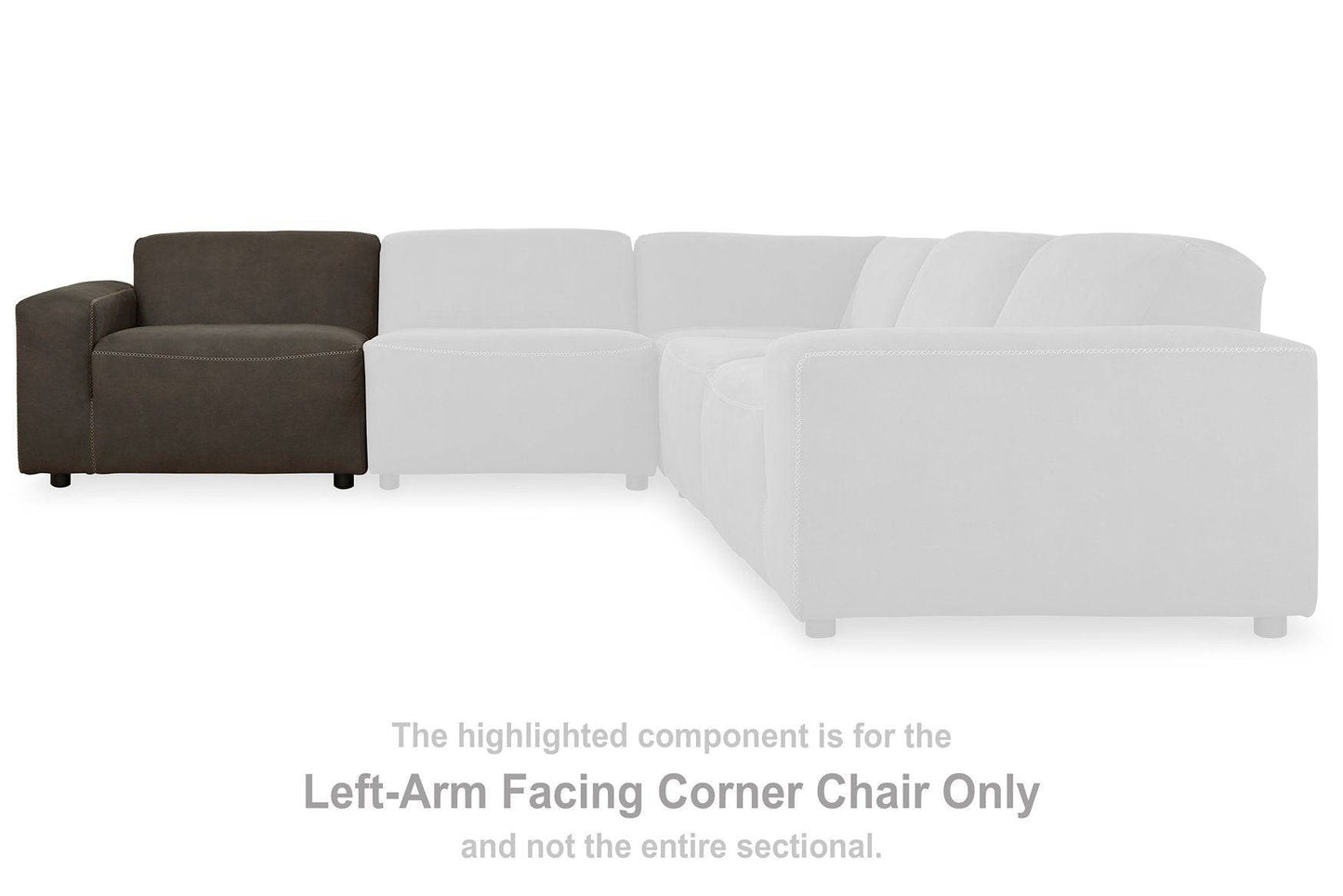 Allena 2-Piece Sectional Loveseat - Pull Up A Couch