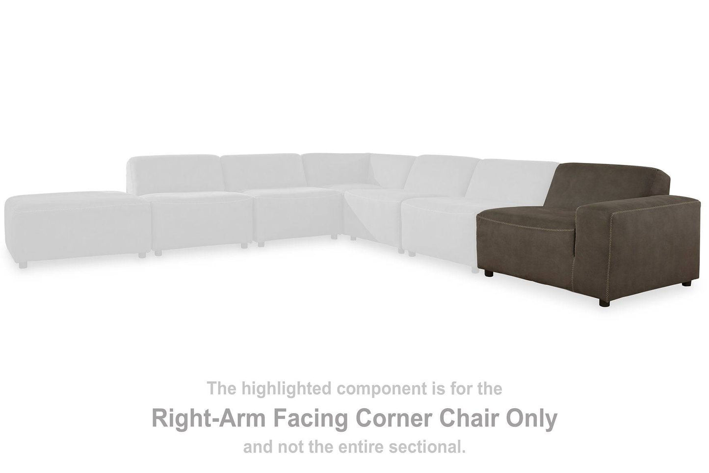 Allena 2-Piece Sectional Loveseat - Pull Up A Couch